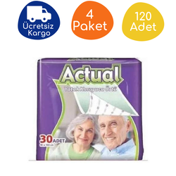 Actual Yatak Koruyucu Örtü (60x90) - 120 Adet - Actual
