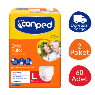 Canped Emici Külot Büyük Boy (L) - 60 Adet - 1