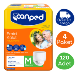 Canped Emici Külot Orta Boy (M) - 120 Adet - Canped
