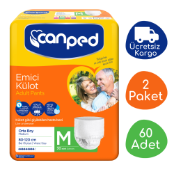 Canped Emici Külot Orta Boy (M) - 60 Adet - Canped