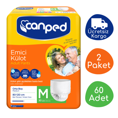 Canped Emici Külot Orta Boy (M) - 60 Adet - 1