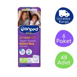 Canped Kids Emici Külot (8-15 yaş) (27-57 kg) (48 adet) - Canped