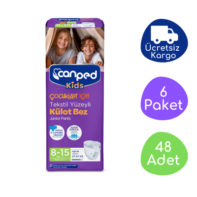 Canped Kids Emici Külot (8-15 yaş) (27-57 kg) (48 adet) - 1