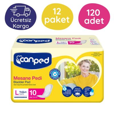 Canped Mesane Pedi Avantaj Paket (Large) 10'lu 120 Adet - 1