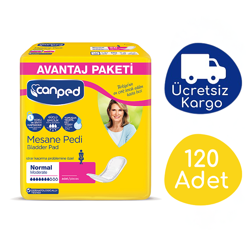 Canped Mesane Pedi Avantaj Paket (Normal) - 120 Adet