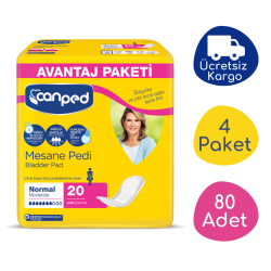 Canped Mesane Pedi Avantaj Paket (Normal) - 80 Adet - Canped
