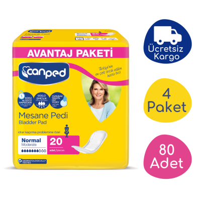 Canped Mesane Pedi Avantaj Paket (Normal) - 80 Adet - 1