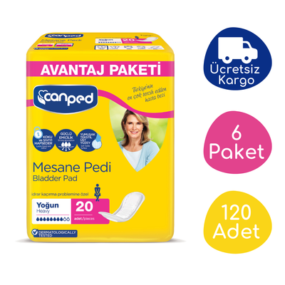 Canped Mesane Pedi Avantaj Paket (Yoğun) - 120 Adet - 1