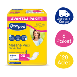 Canped Mesane Pedi Avantaj Paket (Yoğun) - 120 Adet - Canped