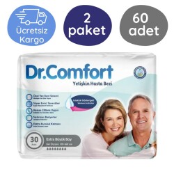 Dr.Comfort Belbantlı Hasta Bezi Ekstra Büyük (XL) 30'lu 60 Adet - Dr.Comfort