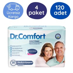 Dr.Comfort Belbantlı Hasta Bezi Orta (M) 30'lu 120 Adet - Dr.Comfort