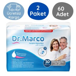 Dr.Marco Belbantlı Hasta Bezi Ekstra Büyük Boy (XL) 30'lu 60 Adet - 