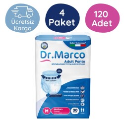 Dr.Marco Emici Külot Hasta Bezi Orta Boy (M) 30'lu 120 Adet - Dr.Marco