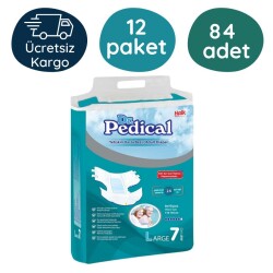 Dr.pedical Belbantlı Hasta Bezi Büyük Boy(L) 7'li 12 Paket - Dr.Pedical