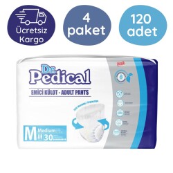 Dr.Pedical Emici Külot Hasta Bezi Orta Boy(M) 30'lu 120 Adet - Dr.Pedical