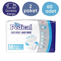 Dr.Pedical Emici Külot Hasta Bezi Orta Boy(M) 30'lu 60 Adet - Dr.Pedical