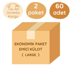 Ekonomik Emici Külot Hasta Bezi Büyük Boy (L) 60 Adet - Eko Paket