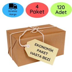 Ekonomik Paket Belbantlı Hasta Bezi Orta Boy(M) 30'lu 120 Adet - Eko Paket
