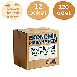 Ekonomik Paket Mesane Pedi 10'lu (120 Adet) - Eko Paket