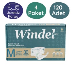 Belbantlı Hasta Bezi Orta Boy(M) 30'lu 120 Adet - Eko Paket