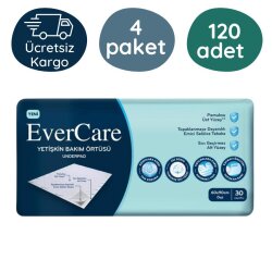Evercare Yatak Koruyucu Örtü (60x90 cm) 30'lu 120 Adet - Evercare