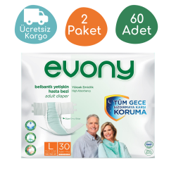 Evony Belbantlı Yetişkin Hasta Bezi Large (L) 60 Adet - Evony