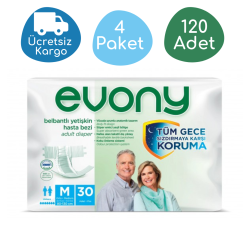 Evony Belbantlı Yetişkin Hasta Bezi Medium(M) 120 Adet - Evony