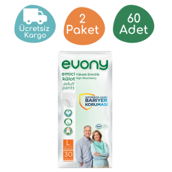 Evony Emici Külot Büyük Boy(L) 30'lu 60 Adet - Evony