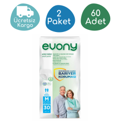 Evony Emici Külot Orta Boy(M) 30'lu 60 Adet - Evony