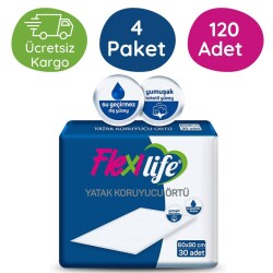 Flexilife 60x90 cm Yatak Koruyucu Örtü 30'lu 120 Adet - Flexilife
