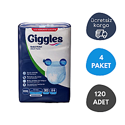 Giggles Emici Külot 2Extra Büyük Boy (XXL) 30'lu 120 Adet - Giggles