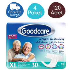 Goodcare Belbantlı Yetişkin Hasta Bezi Extra Büyük (XL) 120 Adet - Goodcare