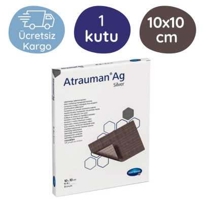 Hartmann Atrauman Ag Antibakteriyel ve Gümüş Yara Temas Tabakası (10x10cm) - 1