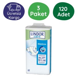 Hartmann Lindor Care 7 Damla Yetişkin Belbantlı Hasta Bezi Büyük (L) 120 Adet - LİNDORCARE