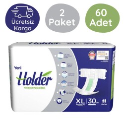Holder Belbantlı Yetişkin Hasta Bezi Ekstra Büyük (XL) 60 Adet - Holder