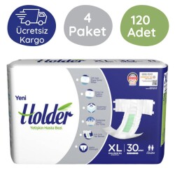 Holder Belbantlı Yetişkin Hasta Bezi Ekstra Büyük (XL) 120 Adet - Holder