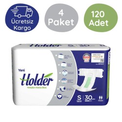 Holder Belbantlı Yetişkin Hasta Bezi Küçük (S) 120 Adet - Holder