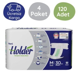 Holder Belbantlı Yetişkin Hasta Bezi Orta (M) 120 Adet - Holder