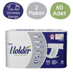 Holder Belbantlı Yetişkin Hasta Bezi Orta (M) 60 Adet - Holder