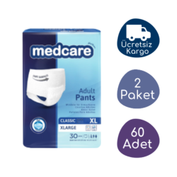 Medcare Emici Külot Yetişkin Hasta Bezi XLarge (XL) 60 Adet - Medcare