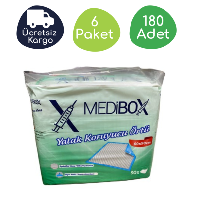 MediBox Yatak Koruyucu Örtü (60x90 cm) 30'lu 180 Adet - 1
