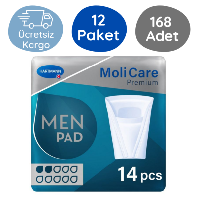 Molicare Men Pad Erkek Mesane Pedi 2 Damla 14'lü (12 paket) - 1