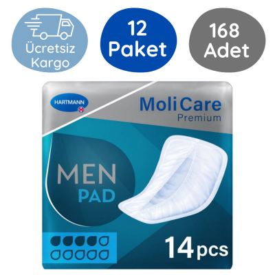 Molicare Men Pad Erkek Mesane Pedi 4 Damla 14'lü (12 paket) - 1