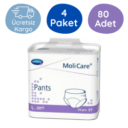 MoliCare Pants Emici Külot 8 Damla Mor Paket (Large) 20'li (4 Paket) - Hartmann Molicare