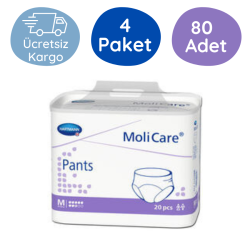 MoliCare Pants Emici Külot 8 Damla Mor Paket (Medium) 20'li (4 Paket) - Hartmann Molicare