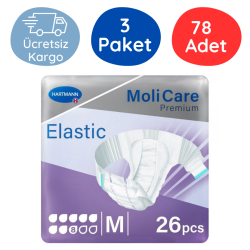 MoliCare Premium Slip Super Plus Hasta Bezi 8 Damla Mor Paket (Medium) 26'lı (3 Paket) - Hartmann Molicare