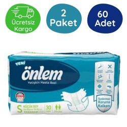 Önlem Belbantlı Yetişkin Hasta Bezi Küçük (S) 60 Adet - Önlem