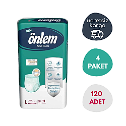 Önlem Emici Külot Büyük (L) 120 Adet - Önlem