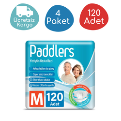 Paddlers Belbantlı Yetişkin Hasta Bezi Orta Boy(M) 30'lu 120 Adet - Paddlers