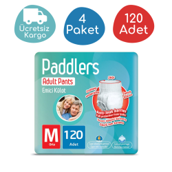 Paddlers Emici Külot Hasta Bezi Orta Boy(M) 30'lu 120 Adet - Paddlers